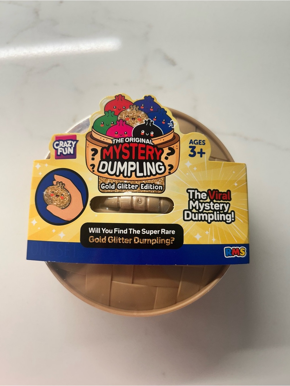 Brand New - Gold Glitter Mystery Dumpling Toy
